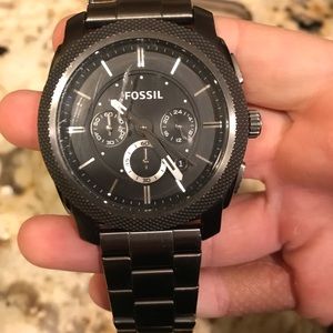 Fossil dark grey watch men’s